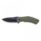 Navaja Jungle acero inoxidable verde 12cm (3 Claveles 03807)