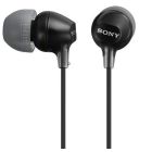 Auriculares intrauditivos negros (Sony MDREX15N) (Blíster)