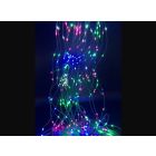 2m. cascada luminosa multicolor con cable plata de 10 hilos con 200 Leds 5V IP44 (F-bright 00234-M)