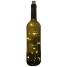 1m. hilo luminoso blanco cálido con tapón para botella (F-Bright 00238) (Blíster)