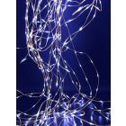 2m. cascada luminosa blanco frío con cable plateado de 10 hilos con 200 Leds 5V IP44 (F-bright 00234-BL)