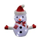 Muñeco de nieve Led de interior plegable a pilas 30x280cm (GSC 204625012)