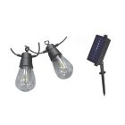 Guirnalda Led solar con sensor crepuscular 10 lámparas 6500K (F-Bright 00817)