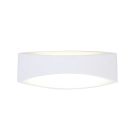 Aplique Led Nordic mediano de metal blanco mate 7W 3000°K 590Lm 25 cm.