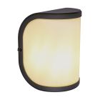Aplique exterior aluminio negro Segga E27 IP44 (Globo Lighting  32128A)