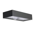 Aplique solar LED Meloy con sensor crepuscular y movimiento negro 6W 6500K IP65 (GSC 200210009)