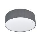Plafón LED de tela Kasker regulable gris 22W IP20 Ø40cm. (GSC 203605069)