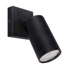 Aplique pared negro Manam GU10 IP20 ø75mm. (Strühm 03763)
