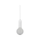 Lámpara colgante acero blanca 1xE27 Round 1906 (Ledvance 092565)