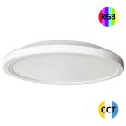 Plafón Led de superficie con  botón de selección de tonalidad 18W Ø220mm. (F-Bright 2801573)