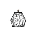 Lámpara de techo led tipo jaula transformable negra E27 4W 3000K 240Lm (F-Bright 2509007-N)