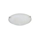 Plafon techo blanco Adrian 2xE27  niquel mate Ø40cm (Trio 6105021-01)