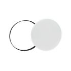 Plafón redondo blanco con aro negro Nymphea Black&White Ø38cm 32W CCT IP54 (Spectrum SLI031036CCT_PW)