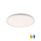 Plafón redondo blanco  Nymphea Flat Duo  Ø29cm 24W CCT 3100Lm IP54 (Spectrum SLI031046CCT_PW)
