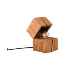 Lámapara de sobremesa Treasure 1xE14 2W madera (Trio 514110130 )