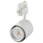 Foco Led técnico para carril de luz modelo PLUS blanco 22W 2300Lm 4000°K (Duralamp TD22M-3K8L-FL-B)