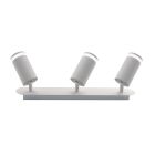 Foco aluminio blanco Divo 3xGU10 40W (Jueric 10575)