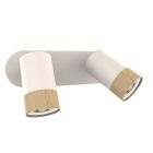 Foco madera blanco Stoke 2xGU10 (Jueric 10445)