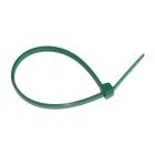 25 ud. bridas de nylon verdes 3,5x140mm.