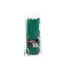 Brida poliamida 6,6 verde bolsa 100 ud  2,5x100mm (Miarco 11384)