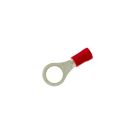 100 uds. terminal preaislado redondo rojo ø3,2mm. (Copain TR103)