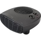 Termoventilador horizontal negro Súper Silencio 1000W/2000W (Jata TV63)