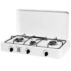 Cocina de gas 3 quemadores con tapa para exterior FM