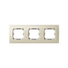 Placa para caja universal marfil 227x85mm. (Simon 27 27630-62)