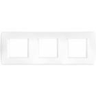 Placa para caja universal blanco Bticino C4802/3BN - 2 + 2 + 2 elementos