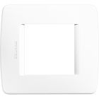 Placa para caja universal 2 elementos blanco (Bticino Luna C4802BN)