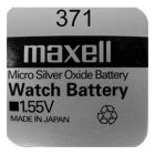 1 ud. pila de botón Maxell 371 SR920SW 1,55V Ø9,5mm. (Blíster)