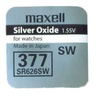 1 ud. pila de botón Maxell 377 SR626SW 1,55V (Blíster)