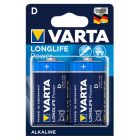 2 uds. pilas Varta Longlife Power 4920 alcalina 1,5V LR20-D (Blíster)