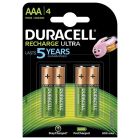 4 uds. pilas recargables Duracell HR03-AAA 800 mAh (Blíster)