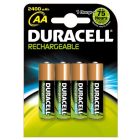 4 uds. pilas recargables Duracell HR06-AA 2400 mAh (Blíster)