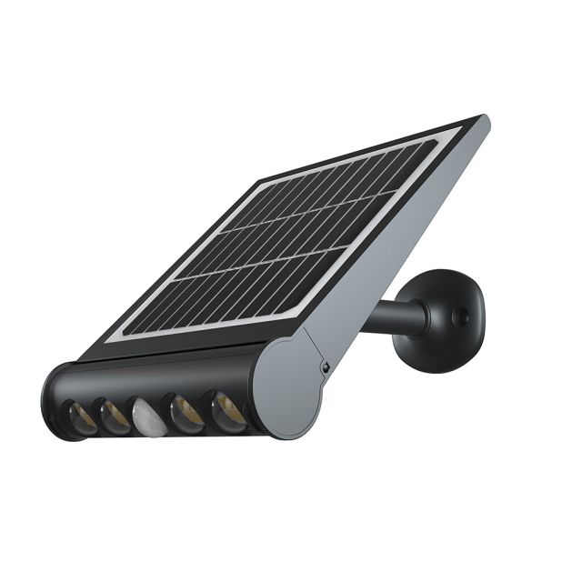 Aplique Led solar portátil con sensor 8W 3000K (F-Bright 2005000)