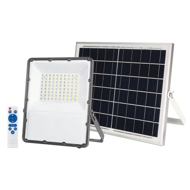 Proyector Led + panel solar 60W 6500°K IP65 (GSC 202615001)