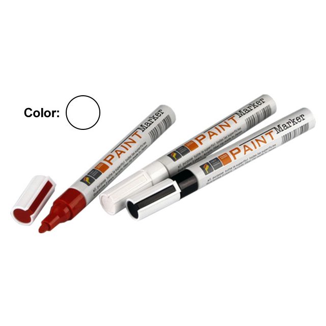 Rotulador permanente Paint Marker blanco 7 ml. (Faren 861BIA)