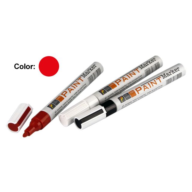 Rotulador permanente Paint Marker rojo 7 ml. (Faren 861ROS)