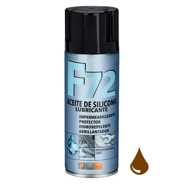 Spray lubricante siliconico F72 400ml. (Faren 972003)