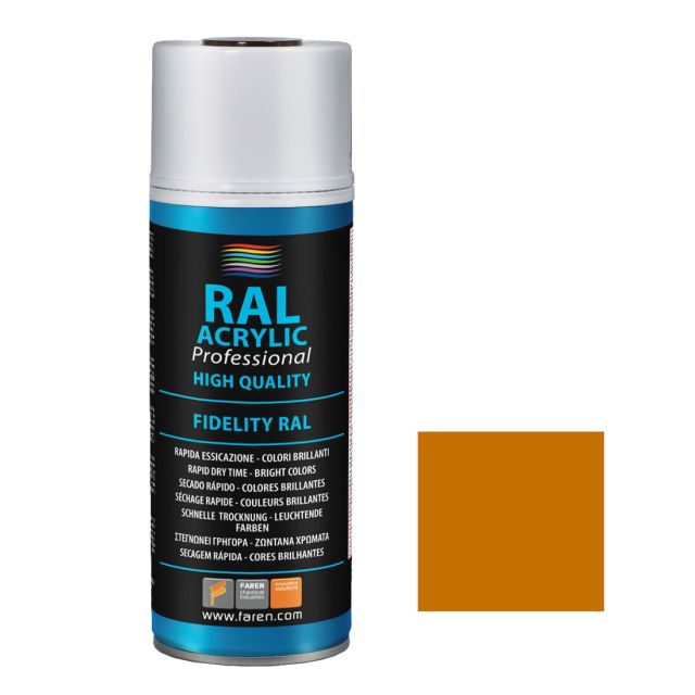 Spray de pintura amarillo señal RAL 1003 400 ml. (Faren 6VM400)