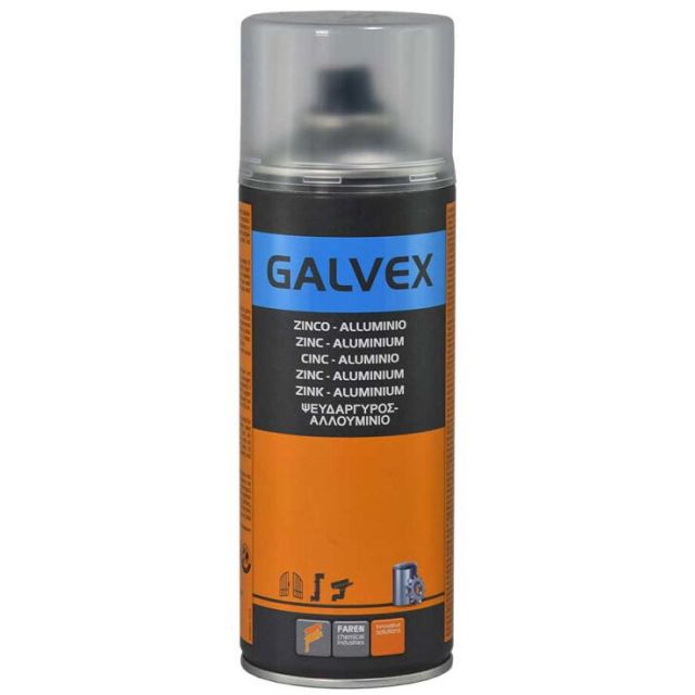 Galvanizado cinc - aluminio al 98% GALVEX 400 ml. (Faren 934003)