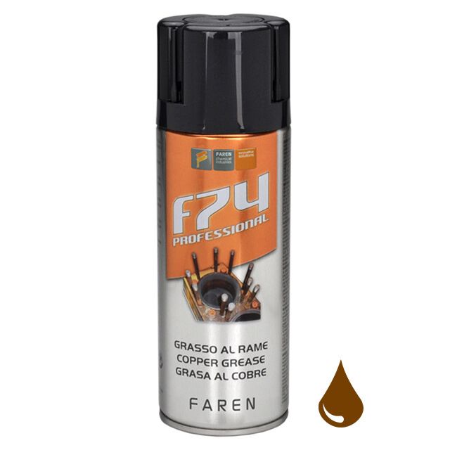 Spray grasa de cobre F74 400ml. (Faren 992003)