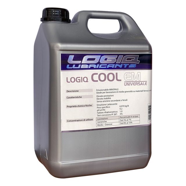 Bidón 5 L lubricorefrigerante emulsionable Logic Cool EM (Faren 01ME05)