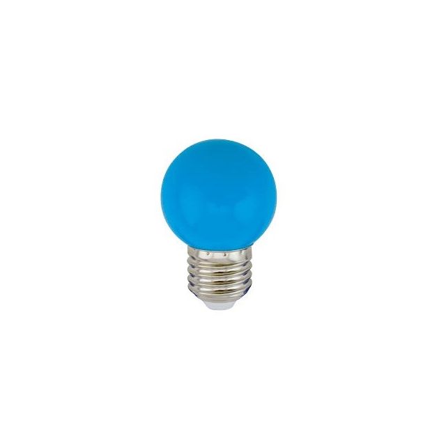 Lámpara esférica Led azul E27 1W (GSC 200605005)