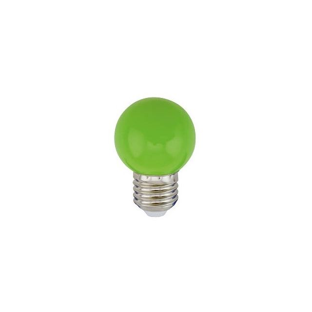 Lámpara esférica Led verde E27 1W (GSC 200605008)