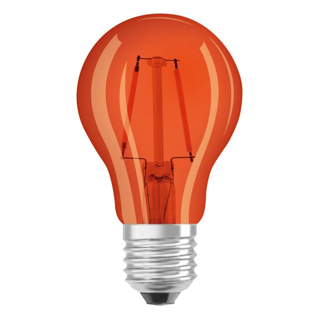 Lámpara standard cristal Led Retrofit naranja 1,6W (Osram 4058075816039)