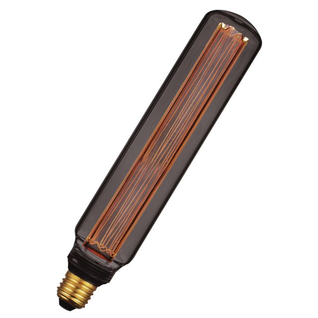 Lámpara tubular filamento Led efecto incandescente XL smoky 4W 1800°K 30cm. (F-Bright 2601213-S)