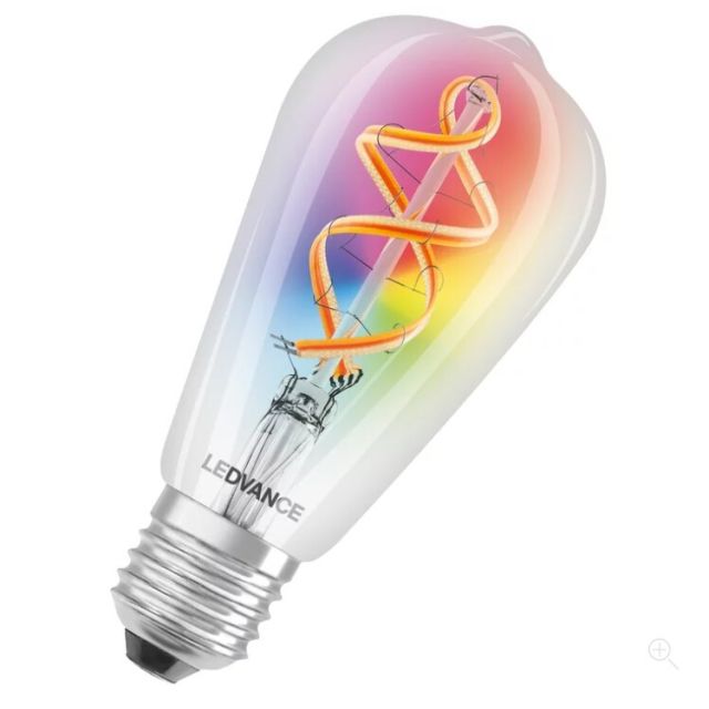 Lámpara standard cristal Led Smart regulable de 2700°K 4,5W 300Lm E27 (Ledvance 4058075609914)
