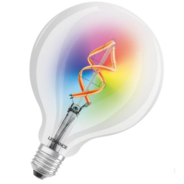 Lámpara globo cristal Led Smart regulable de 2700°K 4,5W 300Lm E27 (Ledvance 4058075609938)